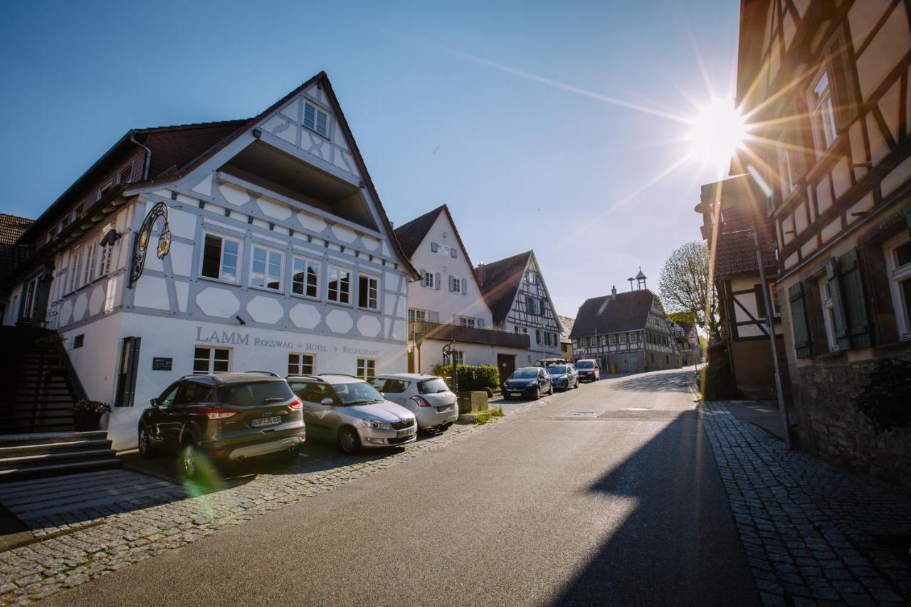 Hotel Restaurant Lamm Rosswag Vaihingen an der Enz Eksteriør billede
